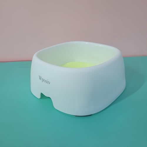 Wposiv Pet Water Bowls Spill-Proof Floating Pet Water Bowl - Splash-Proof Design, Keeps Chins Dry, Suitable for Cats and Dogs