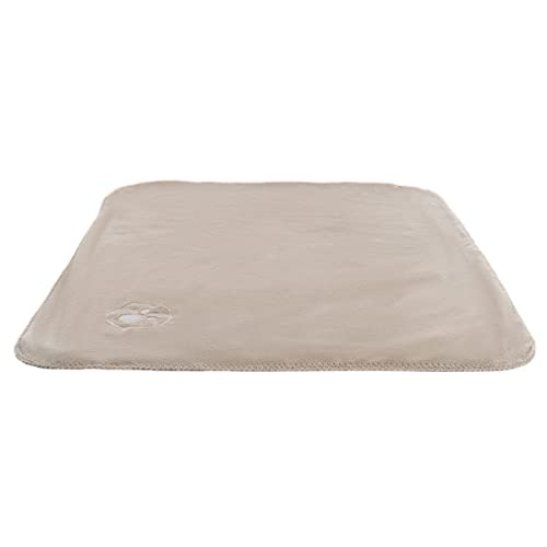 Waterproof Pet Blanket - 30x40-Inch Reversible Sherpa Fleece Throw Protects Couches, Cars, and Beds from Spills, Stains, and Fur by PETMAKER (Tan) - color: Tan, size: X-Small
