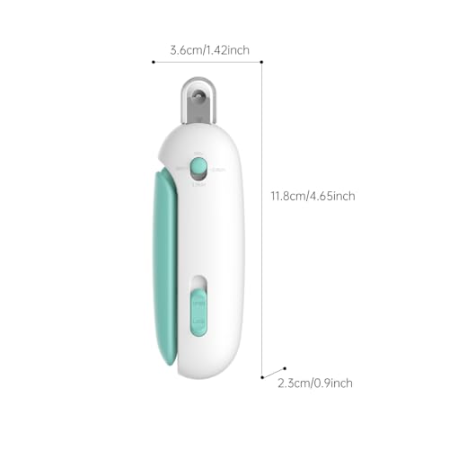 Petgravity Cat Nail Clipper, Adjustable 3-Size Trimming Hole with Hidden Nail File Anti-Splash Claw Trimmer, Safe Nail Clipping Grooming Tool Claw Clipper for Cats Kitten