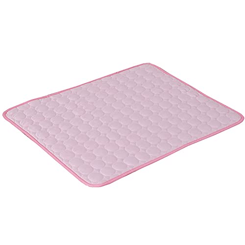 1pcs Dog Bed Cover Pet Blanket for Furniture Bed Couch Sofa Reversible, Breathable, Washable Pet Blankets, Dog Cooling Mat, Pink, 70 * 55cm - color: Pink, size: 70*55cm