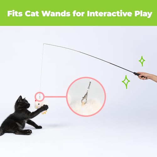 Catify Best Pet Supplies Flapping Duckling, Chick & Bird Cat Toy - Motion-Activated Wings, Realistic Chirps, Catnip-Infused Plush, USB-Rechargeable, Indoor Cats & Kittens, Self-Play Enrichment - Beige - color: Flapping Chick Beige