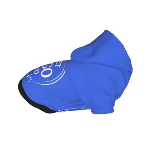 Custom Dog Hoodie Personalized Pet Pullover Hoodie Design Your Own Text Image for Small Dogs Puppy Cat Kitten Clothes Dog Shirt Customizable Customized Puppy Apparel Gifts Blue 2 Pet Hoodies - color: Blue 2, size: X-Small