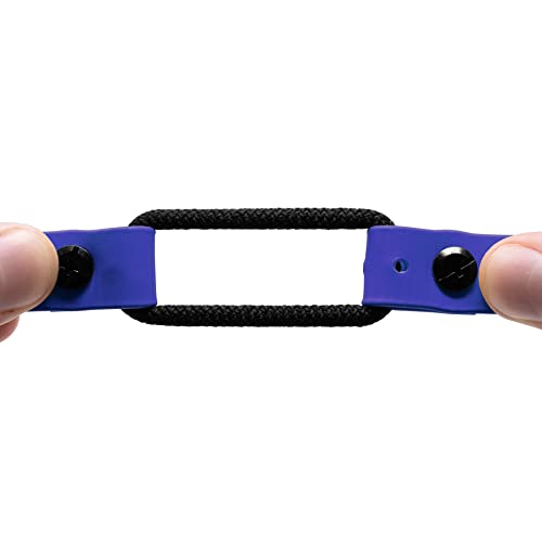 Educator 3/4-Inch Dog Training Collar Strap–ONLY Fits ME-300, ET-300/400, EZ-900, PE-900 & PG-300 Receivers – NOT Compatible with FE-580, ET-800 or UL-1200–Quick Snap Biothane Bungee Collar, Blue - color: Blue