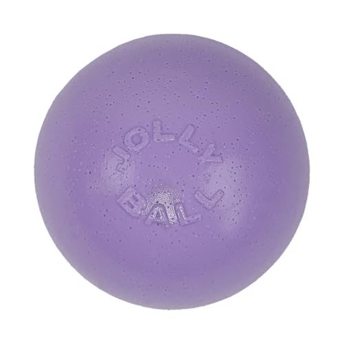 Jolly Pets Bounce-n-Play Dog Toy Ball, 8 Inches/Large, Light Purple - color: Light Purple, size: Large (8 in)