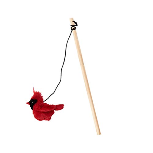 SPOT Ethical Pet Songbird Teaser Wand Interactive Cat Toys, Assorted Designs,52132