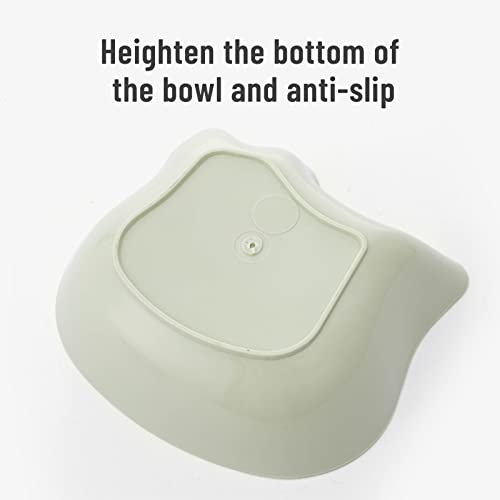 3Pcs Shallow for Bowl Fatigue Pet Food Bowls Wide Non Slip Dish for Kitten Puppy Short Legged Cats