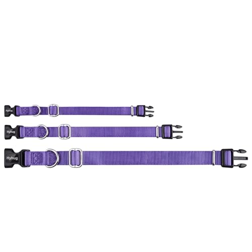 Small Dog Collar Quick-Release Purple| Heavy-Duty Nylon Puppy Collar, Adjustable & Durable Pet Supplies for Boy & Girl Dogs (Small, Ultra Violet) - color: Ultra Violet, size: Small