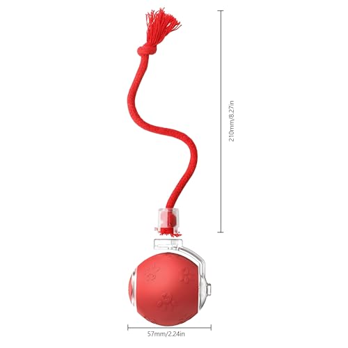 2026 Newly Upgraded Version 3.0 Cat Toys, Cool Intelligent Interactive Cat Ball for Indoor Bored Cats, Automatic Rolling Ball 3.0 Puzzle Toy, Electronic Rolling Pet Chase (Yellow-1 pcs) - color: 07 - Yellow-1 pcs