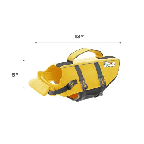 Outward Hound Granby Splash Yellow Dog Life Jacket, Small - color: Yellow, size: Small (Chest Girth: 16"-20")