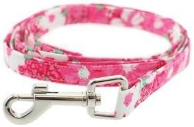 Cool Mesh Dog Harness - Dog Vest for Pets, Simple Step in and Go Design, Harness for Dogs with Leash, Hawaiian Hibiscus Pink, X-Small by Doggie Design - size: X-Small