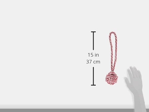 Zanies Poly/Cotton 15-Inch Monkeys Fist Knot Rope Dog Toy - size: 15 in