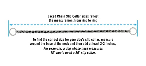 Terrain D.O.G. Laced Chain Slip Collar - color: Gray/Black
