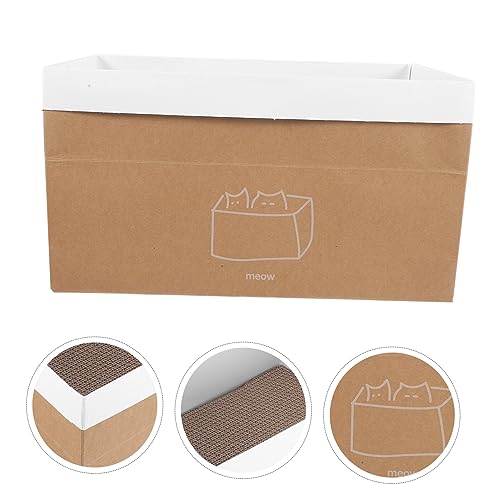 Yardwe 1set Comfortable Multi-Function Cat House Breathable Cat Scratching Board Nest for Indoor Use Easy Assembly Pet Nest Detachable Design for Secure Resting Space