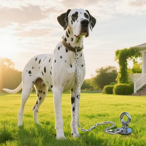 Dog Tie Out Stake for Yard,(up to 300lbs),360° Swivel Dog Run Anchor,Use Any Tie Out Cable or Yard Leash- Outdoor Camping(Anchor Only) - size: dog stake/300lbs/Anchor Only