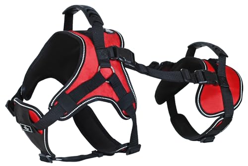 Doggie Stylz Multi-Functional Full-Body Lifting Dog Harness Vest, Designed for Front-Only, Rear-Only or Full-Body Dog Lifting. Please Measure Before Ordering. - size: Girth 28-39"