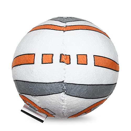 STAR WARS for Pets BB-8 Plush Squeaky Ball for Dogs| Toy for Dogs | Soft Fabric Squeaky Ball Dog Toys, Dog Chew Toys, Gifts for Fans, 4 Inch (FF19189) - size: 4 Inch