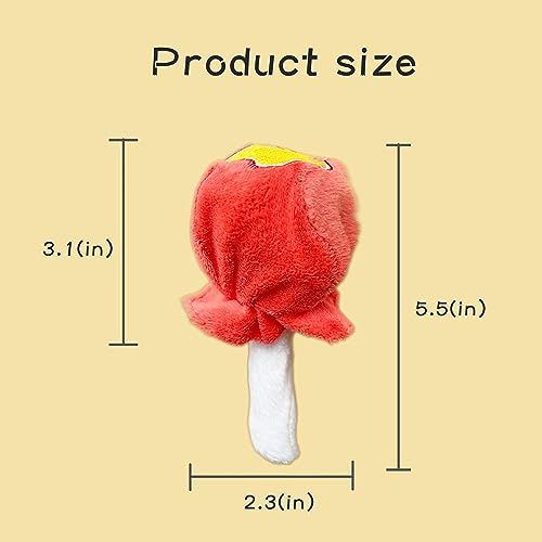 Lollipop Squeaky Parody Plush Dog Toys Hide and Seek Interactive Puzzle Chew Treat Hiding Brain Stimulating Cute Funny Foraging Toy for Small, Medium and Large Dogs