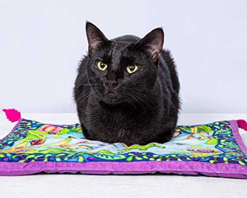 FUZZU Sweet Spot Kitty Carpet with Catnip (Lily Pad) - style: Lily Pad