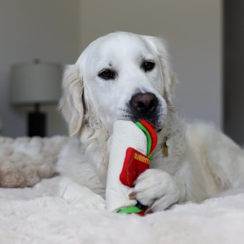 CHEWFFON Burrito Dog Toy, Enrichment Crinkle Treat Puzzle Toys, Interactive Nose Work Toy for Boredom and Stimulating, Durable & Pet-Safe Dog Toys, Snuffle Game for All Breeds - style: Burrito