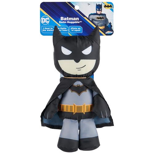 Swimways DC Batman Swim Huggable, Batman Bath & Beach Toys, Floating Water Stuffed Animal for Kids Aged 1 & Up - color: Swim Huggable