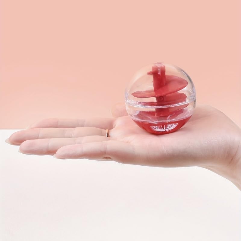 Cat Slow Feeder Puzzle Ball - Interactive Treat Dispenser Toy for Cats, Helps Relieve Boredom, Promotes Healthy Eating, Reduces Fast Eating, Cat Food Puzzle Ball