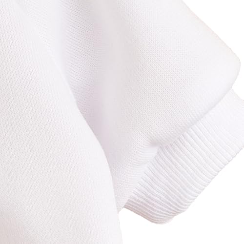 Jecikelon Winter Dog Hoodie Sweatshirts with Pockets Warm Dog Clothes for Small Dogs Chihuahua Coat Clothing Puppy Cat Custume (White, XX-Small) - color: White, size: XX-Small