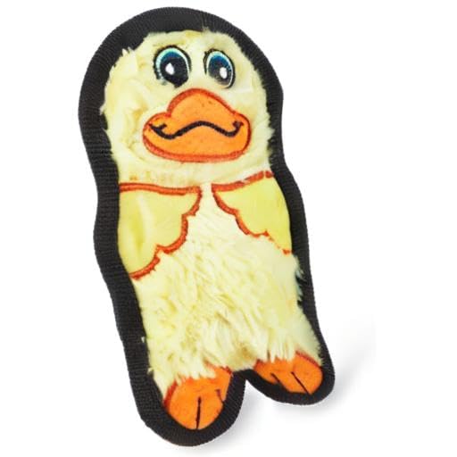 Outward Hound Durablez Minis – Squeaky Plush Dog Toy, No Stuffing for Less Mess, Interactive & Tough, Jumbo Squeaker, Puppies & Small Dogs, Duck, 6" - color: Duck, size: X-Small (Pack of 1)
