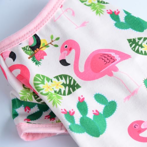 Dog Pajamas for Small Dogs, Soft Thin Pjs Jammies Cat Doggie, Summer Pet Cute Puppy Clothes Outfits Dogs Boy Girl(Flamingo,XS) - color: Flamingo, size: X-Small (Chest 11.8 in)