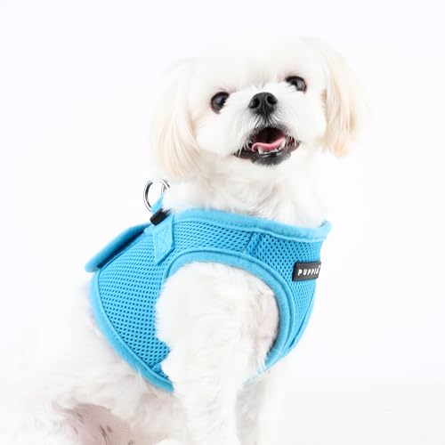 PUPPIA International Harness Soft B Vest, Large, Sky Blue - color: Sky Blue, size: Large