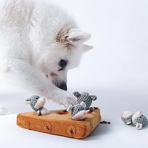 Nocciola Hide & Seek Interactive Dog Toys - Squeaky Toys for Small to Medium Dogs, Keeps Them Busy, Reduces Boredom - style: 4 Packs Squeaky Toys