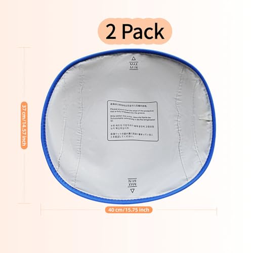 Open Top Self Cleaning Litter Box Waterproof Pad 2-Pack Leak-Proof Cat Litter Mat, Accessories for Automatic Litter Box, Replacement Liner Tray