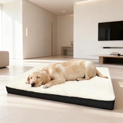 Dog Beds Large Sized Dogs,It Features a Removable and Washable Waterproof Fabric Layer, and a Soft and Comfortable Egg-Shaped Surface Dog Bed Mats.29.92inch*20.08inch*2.95inch - size: Medium