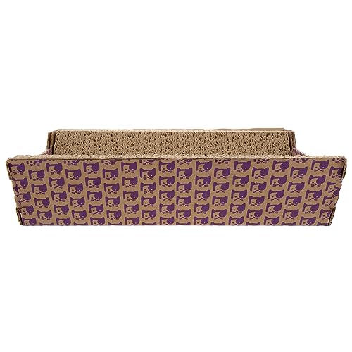 SmartyKat Super Scratcher Chaise Corrugated Cat Scratcher,Catnip Infusion Technology - Brown,One Size,(Pack of 6) - size: One Size (Pack of 6), style: Super Scratcher (Catnip Infused)