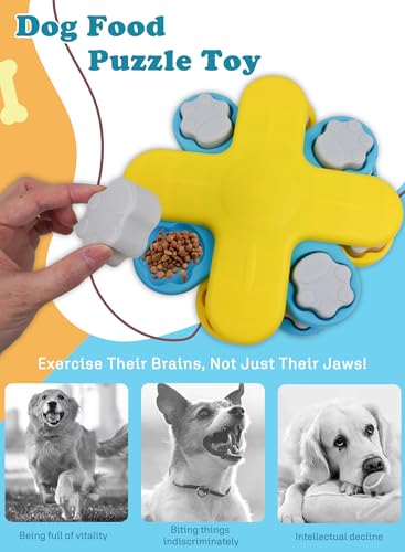 Dog Food Puzzle Toy Slow Feeder, Pet Tornado, Pet Treat Puzzle