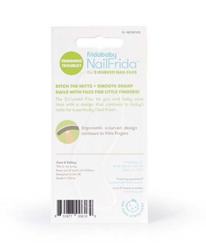 Frida Baby NailFrida The S-Curved Baby Nail Files, Nail Trimmer for Baby, Designed for Small Fingers, 5 Count - style: Nail Files