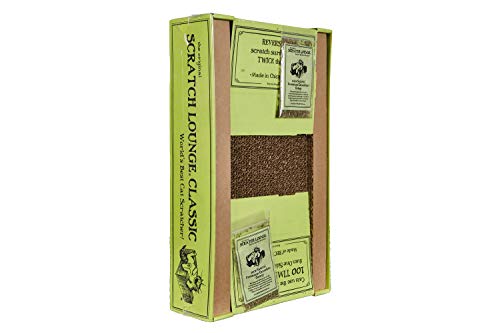 Scratch Lounge - Reversible Cardboard Cat Scratcher with Floor Refill and Catnip