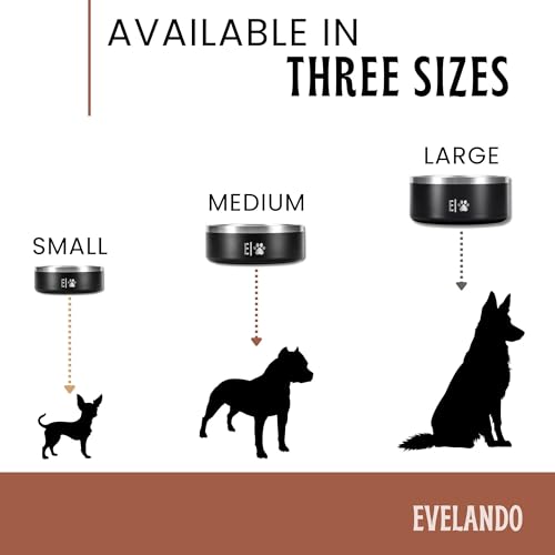 32 oz - 4 Cups Stainless Steel Dog Bowls – Triple-Insulated Pet Dish Keeps Water Cold & Food Warm – BPA-Free, Non-Slip Base – Durable & Elegant Feeding Bowl for Small & Medium Dogs & Cats - size: 32 oz