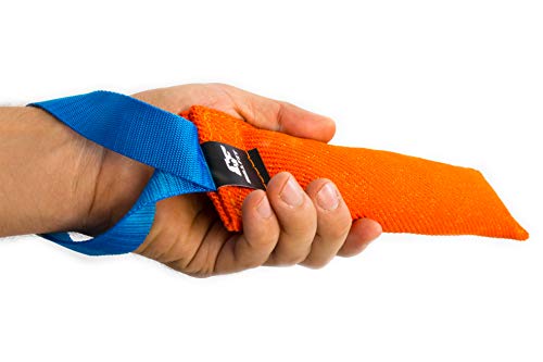 K9 Dog Bite Tug Toy - Made of Durable & Tear-Resistant French Linen - Perfect for Tug of War, Fetch & Puppy Training - Ideal for Medium to Large Dogs - Tough Pull Toy with Strong Handle & Stitching - color: black