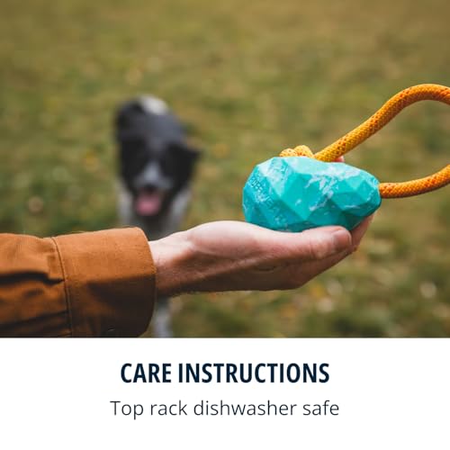 Ruffwear, Huck-a-Cone Dog Toy – Durable Tug, Throw & Fetch Toy with Knotted Rope Handle, Interactive Play for Dogs, Salamander Orange - color: Salamander Orange