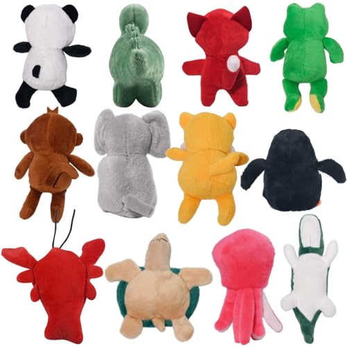 LEGEND SANDY Squeaky Dog Toys for Puppy Small Medium Dogs, Stuffed Samll Dog Toys Bulk with Plush Pet Doggie Toy Set, Cute Safe Pet Chew 12 Pack for Puppies Teething - color: 12 pack