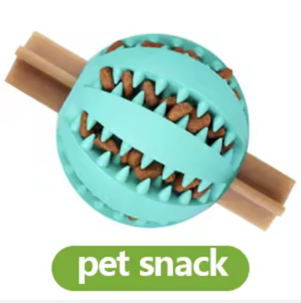 Emerald Paws Magic Rolling Dog Ball (Pack of 2) – Fun Interactive Treat Dispenser and Slow Feeder Toy for Active Dogs
