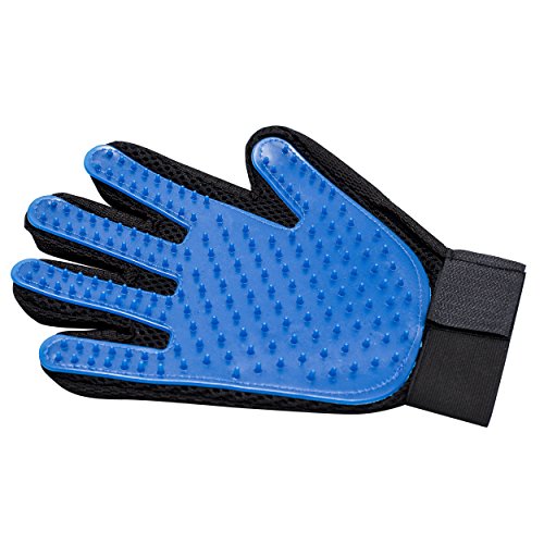 Franklin Pet Supply Co. SHED-MASTER - Pet Grooming Gloves - Gentle De-shedding Dog + Cat Hair remover - Long + Short Hair Remover - Great For Floors + Furniture