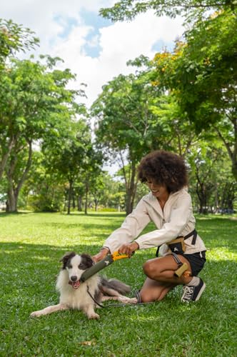OllyDog Tugger | Durable Dog Tug Toy | Recycled | Tough Dog Bite Pillow | Handle | Interactive Pull Toy | Fetch & Training (Winter Moss) - color: Winter Moss