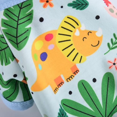 Dog Pajamas for Small Dogs, Soft Thin Pjs Jammies Cat Doggie, Summer Pet Cute Puppy Clothes Outfits Dogs Boy Girl(Dinosaur,XS) - color: Dinosaur, size: X-Small (Chest 11.8 in)