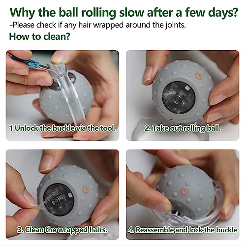 Interactive Cat Toys Ball Super Drive Electric Cat Toy Automatic Rolling Robotic Car Motion Activate