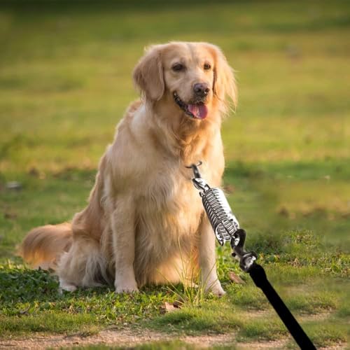 Dog Leash for Dogs Up to 250 Pound,Heavy Duty Leash Made of Coated Wire Rope for Large and Medium Dogs with Dog Leash Metal Shock Absorbing Spring