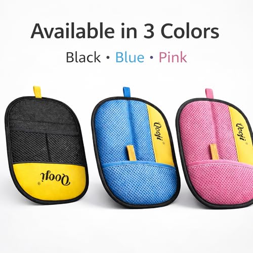 Pro Pet Hair Remover Glove–Reusable Electrostatic Fur Cleaning Mitt for Dogs & Cats, Removes Hair from Furniture, Sofa, Carpet & Car, Grooming & Deshedding Tool (BlueYellow) - color: BlueYellow