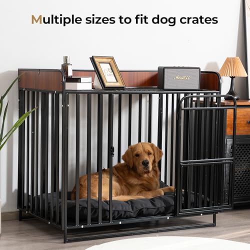 Chew Proof Indestructible Dog Bed - Durable Dog Bed for Aggressive Chewers, Machine Washable & Waterproof Indoor Outdoor Crate Pad, Tough Kennel Pad for Small Dogs (Small (18"x29")) - size: Small(18"x29")