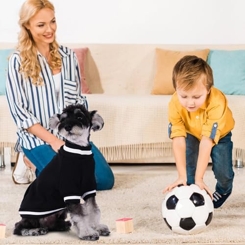 BINGPET Small Dog Sweater Pullover Fleece Vest with Leash Hole & D-Ring,Cotton Dog Hoodie for Small Medium Large Dogs Puppy Boys Girls,Thick Soft Fleece Winter Dog Clothes Cold Weather Sweatshirt Coat - color: Black, size: M(Chest: 23",Neck: 15",Back: 15"