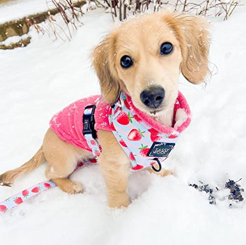 Gooby - Stretch Fleece Vest, Pullover Fleece Vest Jacket Sweater for Dogs, Pink, X-Small - color: Pink, size: X-Small Length (7")